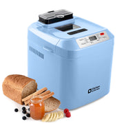 Kitchen in the Box 2lb Bread Maker with 12-in-1 Baking Programs, Auto Fruit Nut Dispenser, 13-Hour Delay Timer, Nonstick Pan, Baby Blue, KBM18