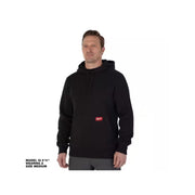 Milwaukee 351B-XL Men's Midweight Cotton/Polyester Long-Sleeve Pullover Hoodie X-Large Black