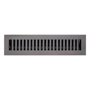 Signature Hardware 485489 Brass Floor and Wall Register, Adjustable Damper, Oil Rubbed Bronze, 2-1/4 in x 12 in, 914345-2-12