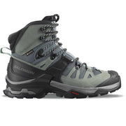 Salomon Quest 4 Gore-Tex Waterproof Hiking Boots for Women, Slate/Trooper/Opal Blue, Size 11, L41387000