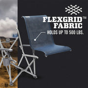 YETI Trailhead Camp Chair, Foldable, UV-Rated FlexGrid Fabric, Navy, Supports 500 lb