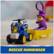 Spin Master Paw Patrol Air Rescue Pup Squad Adventure Bay Airport Playset with Chase Vehicle, Humdinger Figure, and Vehicle Launcher, Multicolor, 6071475