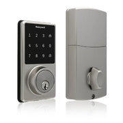 Honeywell 8733500 Door Locks, Electronic Deadbolt with Touchscreen in Satin Nickel