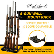Rush Creek Creations 5-Gun Wall Rack