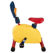 Hey Play Kids Exercise Bike Indoor Stationary Ride-On Bike Toy with Adjustable Seat