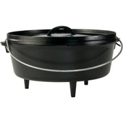 Lodge 6-Quart Cast Iron Camp Dutch Oven
