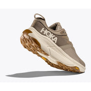 Hoka Men's Transport Running Shoes, Sustainable Cushioning, Dune/Eggnog, Size 8.5 Medium, 1123153-DEGG