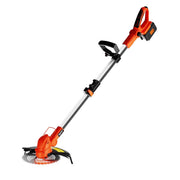 Ukoke Cordless Grass Trimmer and Brush Cutter, 40V Brushless Motor, 9-Inch Interchangeable Blade, 2.0Ah Lithium-Ion Battery with Charger, Adjustable Telescopic Shaft, Soft-Grip Handle, ST2308-B