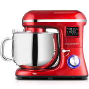 uhomepro Q18616 8.5QT LED Display Electric Stand Mixer, Red