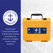 Adventure Medical Kits Marine Series Medical Kit 1500, Waterproof Shockproof First Aid Kit for Boating, Yellow