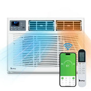 Ktaxon WiFi Enabled 12000 BTU Heat and Cool Window Air Conditioner with Wifi Controls
