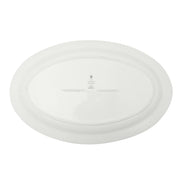The Pioneer Woman Vintage Lace Stoneware Oval Serving Tray Platter, White, 20 Inch