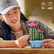 LEGO Botanicals Flowering Cactus Building Toy, Creative Crafting Kit with 482 Pieces, Multicolor, 11509
