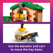 LEGO Friends Pony Ranch & Stable Building Toy, 727 Pieces, Includes 3 Pony Figures, 2 Minidolls, Working Hay Elevator, Ages 7+ 42654