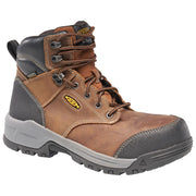 KEEN Utility 1029149 Evanston 6 Waterproof Carbon Toe Work Boots for Men - Bison/Black - 10.5W