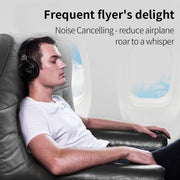 COWIN e7 Active Noise Cancelling Headphones Bluetooth Headphones With Mic Deep Bass Wireless Headphones Over Ear - Black