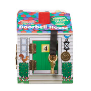 Melissa & Doug 2505 Take-Along Wooden Doorbell Dollhouse Keys, 4 Poseable Wooden Dolls
