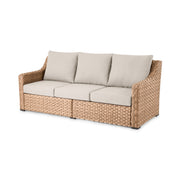Better Homes & Gardens BH5736262711032 River Oaks Outdoor Sofa & 2 Nesting Tables with Patio Cover, Natural