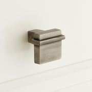 Marta Solid Brass Cabinet Knob - Antique Pewter