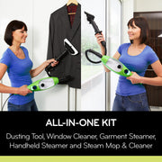 H2O Mop X5 Elite Basic 5-in-1 Steam Cleaning System, Dualblast Steam Mop Head, Chemical-Free, Lightweight, Adjustable Height, Multi-Surface Cleaner