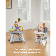 Babyomi 3-in-1 Baby Jumper Bouncer Center with 360 Degree Rotatable and Toys, Baby Activity Center for 0-12 Month