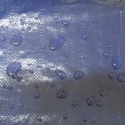 Ozark Trail Medium-Duty Tarpaulin, Durable 5 Mil Polyethylene, Reinforced Hems with Polypropylene Rope, Polycarbonate Grommets Every 38 Inches, Waterproof, Tear-Resistant, 24' x 40', Blue and Silver