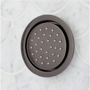 Signature Hardware 488914 Contemporary Round Metal Body Spray, Gunmetal