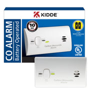 Kidde Carbon Monoxide Alarm with Electrochemical Sensor, Battery Operated, 85 dB Loud Alarm - Easy Installation