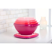 Tupperware Heritage Food Storage Containers, 36-Piece Set, Vintage Pink, BPA-Free, Dishwasher Safe