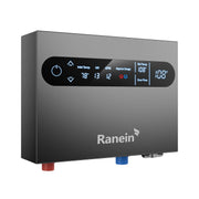 Ranein 8kW Tankless Electric Water Heater, 240V, Adjustable Temperature with LED Display, Gray