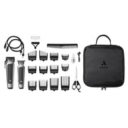 Andis inCred Cordless Combo Styling Kit, 23-Piece Hair Clipper and T-Blade Trimmer Set, Lithium-Ion Battery, Adjustable Titanium-Coated Blade, Soft Storage Case, 94862205