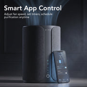 Miko Ibuki 2.0 Air Purifier with H13 True HEPA Filter, Ionizer, Aromatherapy Tray, 5 Fan Speeds, Touch Panel, App Control