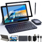 ZZB CP20TK 2 In 1 Tablet 10 Inch Android 11.0 With Keyboard Case Mouse Stylus 4GB RAM 64GB ROM