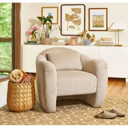 Beautiful LS-BT-037 Barrymore Teddy Accent Chair, Fawn Cord