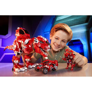 MGA Entertainment Armorsaurs Evolver Ajax 2-in-1 Transforming Dinosaur to Vehicle Action Figure, Multicolor, Ages 6+, 7.2 in