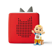 Tonies Cocomelon Toniebox Audio Player Starter Set with JJ, for Kids 3+, Red - Portable