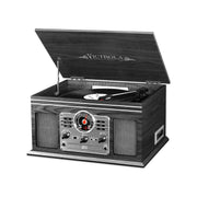 Victrola VTA-200B Nostalgic Classic 6-In-1 Turntable with Bluetooth, Graphite