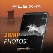 SPYPOINT Flex-m Twin Pack Cellular Trail Camera with GPS, Night Vision, Dual-Sim LTE, IP65 Water-Resistant