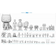Funko Bitty Bots Mighty Morphin Power Rangers Megazord with Red Ranger Vinyl Collectible Figure 83644
