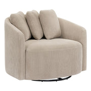 Living Style Group 2772-6423F-80K Beautiful Drew Chair by Drew Barrymore Fawn Cord