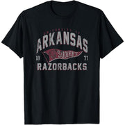 Mpw Softlines Men's Ar Razorbacks Mono Qb Thrifted, Black, L