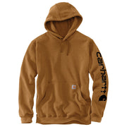 Carhartt Loose-Fit Midweight Logo Long-Sleeve Hoodie for Men - Carhartt Brown - 5XL