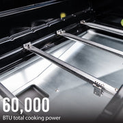 Expert Grill 4 720-0789MB Burner with Side Burner Propane Gas Grill in Blue