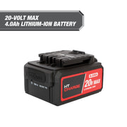 GreatStar Hyper Tough 20V Max 4.0Ah Lithium-Ion Battery Pack with USB-A and 2-Way USB-C 30W Ports