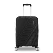 American Tourister Color Waves Carry On Expandable Luggage Suitcase, Black
