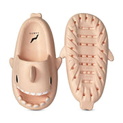 NORTY Unisex Shark Slide Sandals Lightweight EVA Cloud Slippers Open Toe Black Size 7.5/8M 42387-7.5/8M