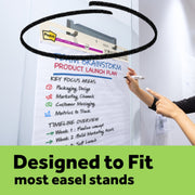 3M Post-it Super Sticky Easel Pads, Recycled White Paper, 25 in x 30 in, 30 Sheets per Pad, 6 Pads Pack, 559RP-VAD6
