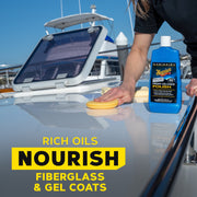 Meguiar's Boat/RV Polish and Gloss Enhancer, 16 oz Liquid, High Gloss, 39835