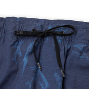 Pelagic Gyotaku Dockside Athletic Shorts for Men, Navy, Mid-Rise, 18in Outseam, Water and Stain Repellent, Mesh-Lined Pockets, 1002231001