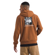 The North Face Evolution Box Toss Fill Men's Athletic Hoodie, Burnt Umber, XX-Large, Cotton/Polyester, NF0A8FMY